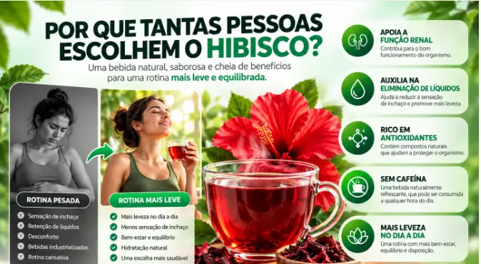 Benefícios do hibisco